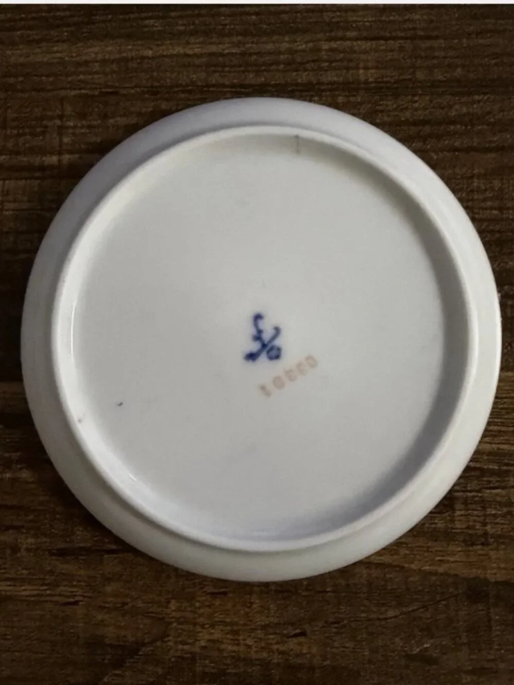 Vintage Furstenberg Ancestral Dresden Floral Porcelain Coasters Germany Set of 6